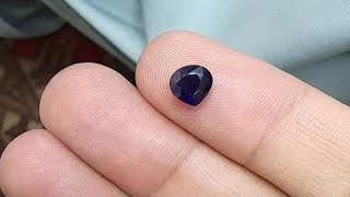 Natural Royal Blue Sapphire - {Origin Srilanka} - Weight 1.21 Carat #sapphire #gemstones #gems #gem