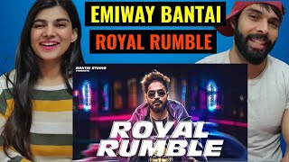 EMIWAY - ROYAL RUMBLE 🔥🔥(PROD BY. BKAY) (OFFICIAL MUSIC VIDEO) | Royal Rumble Emiway Reaction video