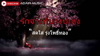 รักจางที่บางปะกง - สดใส รุ่งโพธิ์ทอง / เนื้อเพลง