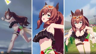 【ウマ娘】マルゼンスキーの水着姿をレースで見るだけ『晴・雨 2ver』Uma Musume Pretty Derby - Maruzensky（Bikini）Race video