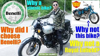 Why Benelli Imperiale 400 and Not a Royal Enfield Classic 350? Why do I Ride a Classic Motorcycle?