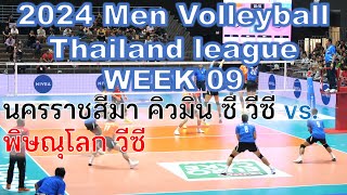 2024 Men Volleyball Thailand League WW09, นครราชสีมา คิวมิน ซี วีซี vs. พิษณุโลก วีซี