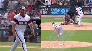 Jake Burger WALK-OFF Grand Slam + Liam Hendriks DOMINATES & Gets FIRED Up! White Sox - Tigers