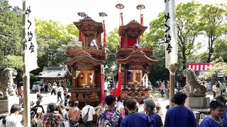 2023年4月16日  西成岩地区祭礼  成石神社/坂上げ＆曳込み