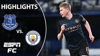 Manchester City beats Everton to reach semifinals | ESPN FC FA Cup Highlights