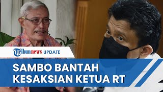 JPU Bacakan Kesaksian Ketua RT Kompleks Duren Tiga soal CCTV Pos Satpam, Ferdy Sambo Tegas Membantah