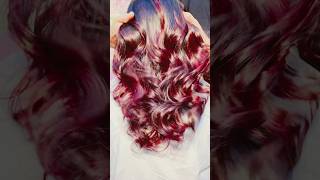 Trending hair colour| cherry red hair  colour| hair styling