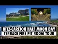 CRAZY NORCAL SEASIDE LUXURY - RITZ-CARLTON HALF MOON BAY FIRE PIT ROOM TOUR