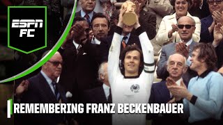 ‘A natural born leader!’ Remembering Germany legend Franz Beckenbauer | ESPN FC