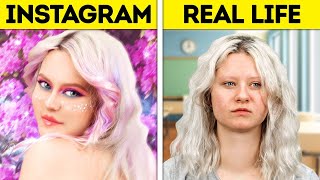 INSTAGRAM VS. REALITY || Testing Viral Internet Hacks To Show You If They Work
