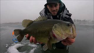 A Foggy Morning Ice Fishing the Backwaters