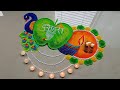 Beautiful 😍 Dussehra rangoli designs | Vijaya dashami rangoli design