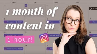 Make a content calendar with me 👩‍💻 batch + schedule! Rella Review/Tutorial 📲