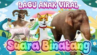 Lagu Lucu Anak SUARA BINATANG Kucing Anjing Sapi Kambing Gajah #suarabinatang