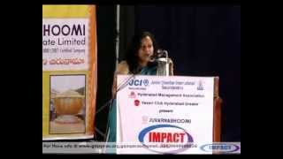 JYOTHI REDDY LIFE JOURNEY at IMPACT 2012 HYDERABAD