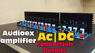 Audioex Stereo Amplifier|5 channel amplifier|connection details