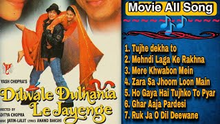 Dilwale Dulhania Le Jayenge Movie All Songs||Shahrukh Khan & Kajol|| Hindi old song