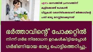 ഭർത്താവിന്റെ പോക്കറ്റിൽ ഗർഭനിരോധന ഉറകൾ കണ്ട ,ഗർഭിണിയായ ഭാര്യ ഞെട്ടി.@sajithaiparambustories5946