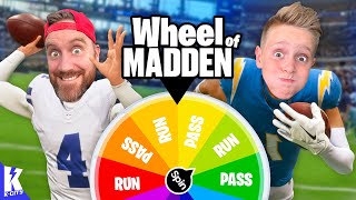 Wheel of Madden! PASS vs RUN (Franchise Part 5)