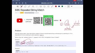 贾考博 LeetCode 686. Repeated String Match