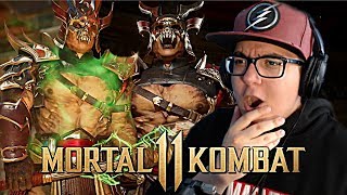 Mortal Kombat 11 - Shao Kahn Gameplay Reveal Trailer REACTION!