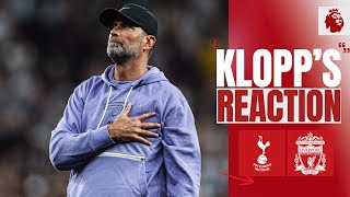 KLOPP'S REACTION: 'Mentality we showed was second to none', Gakpo update | Tottenham 2-1 Liverpool