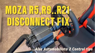 Fix your Moza Disconnect Issue. Fix your oversteering in sim racing | Automobilista 2