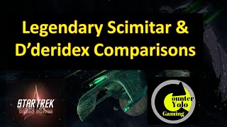 Legendary Scimitar & D'deridex Starship Comparisons | Star Trek Online