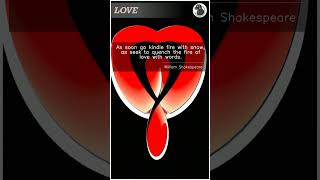 Famous Love Quotes - William Shakespeare - No.1