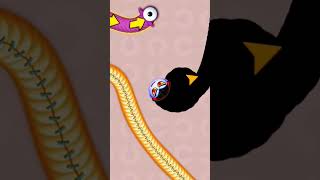 Worms zone.io Biggest Saamp Wala game Snake io fun snake game oggy jack voice 🤣 #wako