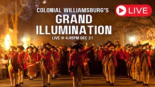 Live Grand Illumination at Colonial Williamsburg