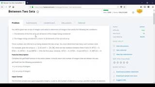 Hackerrank || Between Two Sets (Part 1) || Competitive Programming