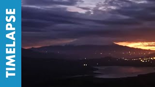 Alba sull'Etna innevato - Time Lapse 29 Gennaio 2025