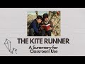 The Kite Runner - A Summary For Classroom Use (Warning: Spoilers)