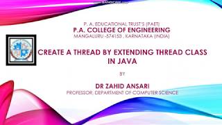 Java Multi-threading Part-4 (Creating Thread by Extending Thread Class)