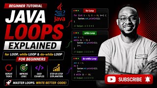 Java Loops Explained | for Loop, while Loop & do-while Loop for Beginners