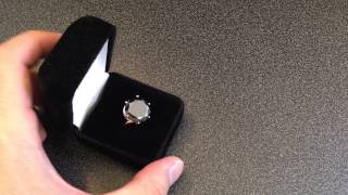 5.54cts Black Diamond Test