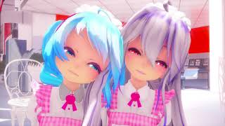 【MMD】初音ミク  /ハイドアンド・シーク/弱音ハク　【4K 60fps】