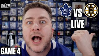 Stanley Cup Playoffs - Boston Bruins @ Toronto Maple Leafs - Game 4 LIVE w/ Steve Dangle