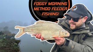 Foggy Winter Morning Method Feeder Fishing