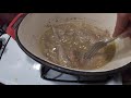 making a simple squirrel stew 4600 outdoors