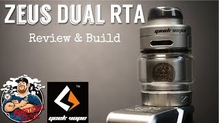 Geek Vape Zeus Dual RTA Review \u0026 Build | Bubble Glass!?!?