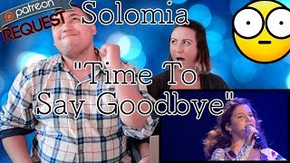 Solomia sings 'Time To Say Goodbye' - The Voice Kids Germany 2015 - Blind Auditions|COUPLES REACTION