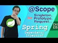 @Scope & the Life Span of Beans | Dependency Injection | Spring Tutorial |Ch1|E15|