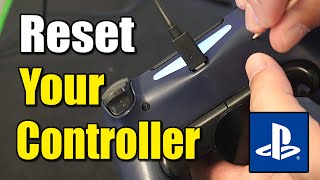 How to Reset your PS4 Controller with Toothpick (Best Method)