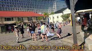 Falmouth Jamaica Cruise Port & Leaving to Visit Locals, Public Beach & Food | Odyssey of the Seas
