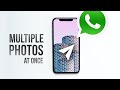 How to Send Multiple Photos on Whatsapp in iPhone (quick)