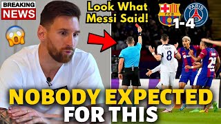 🚨URGENT BOMB! MESSI SUPPORTS RONALD ARAÚJO IN HIS EXPULSION! NOBODY EXPECTED! BARCELONA NEWS TODAY!