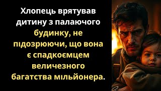 Хлопець врятував дитину з палаючого будинку – і несподівано став спадкоємцем мільйонера