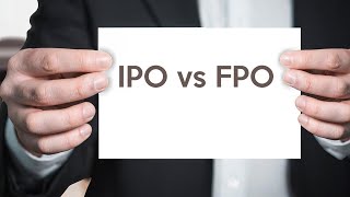 IPO FPO | IPO vs FPO | Current affairs in english